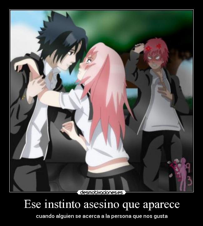 Ese instinto asesino que aparece - cuando alguien se acerca a la persona que nos gusta