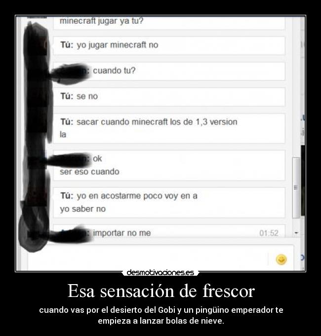 carteles minecraft juego bueno ser pinguino ave mala ser pero suave piel desmotivaciones