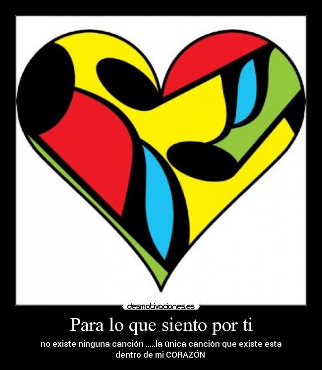Para lo que siento por ti -