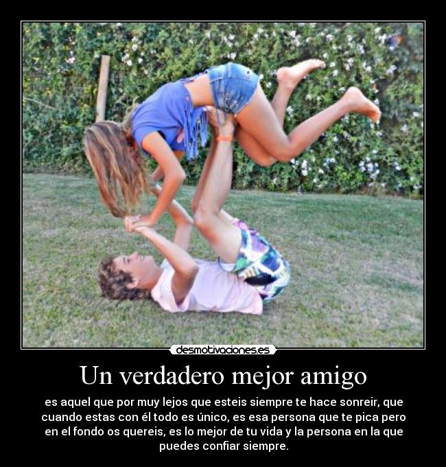 Un verdadero mejor amigo -