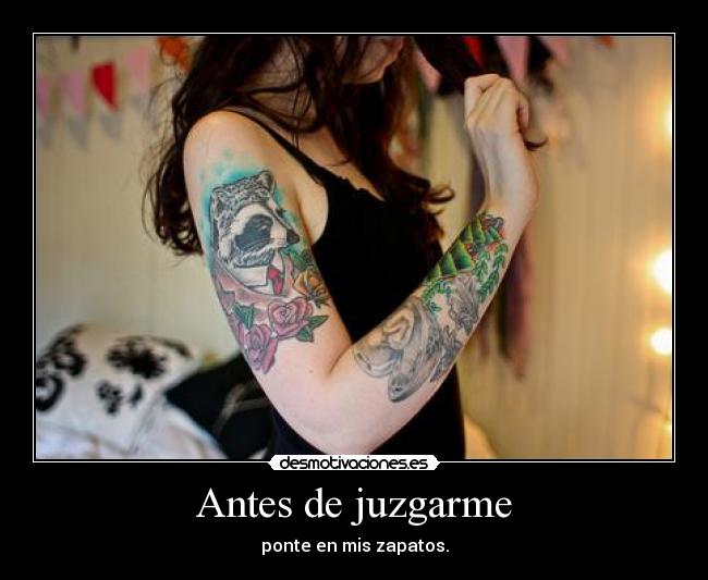 Antes de juzgarme -