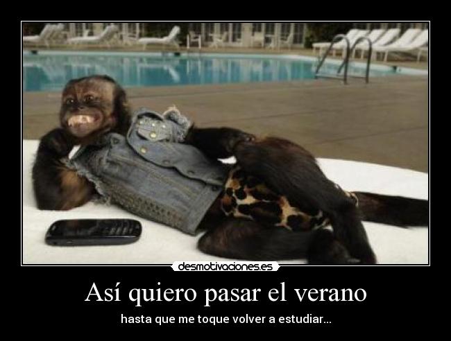 Así quiero pasar el verano -