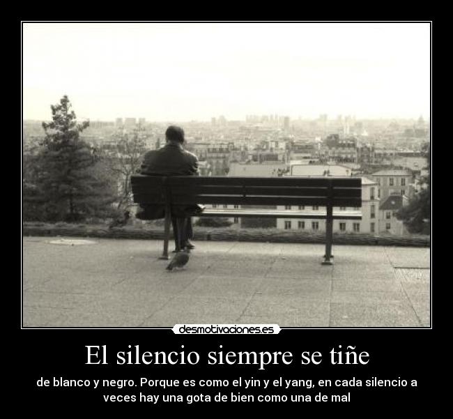 carteles silencio silencio convierte veces yin yang desmotivaciones