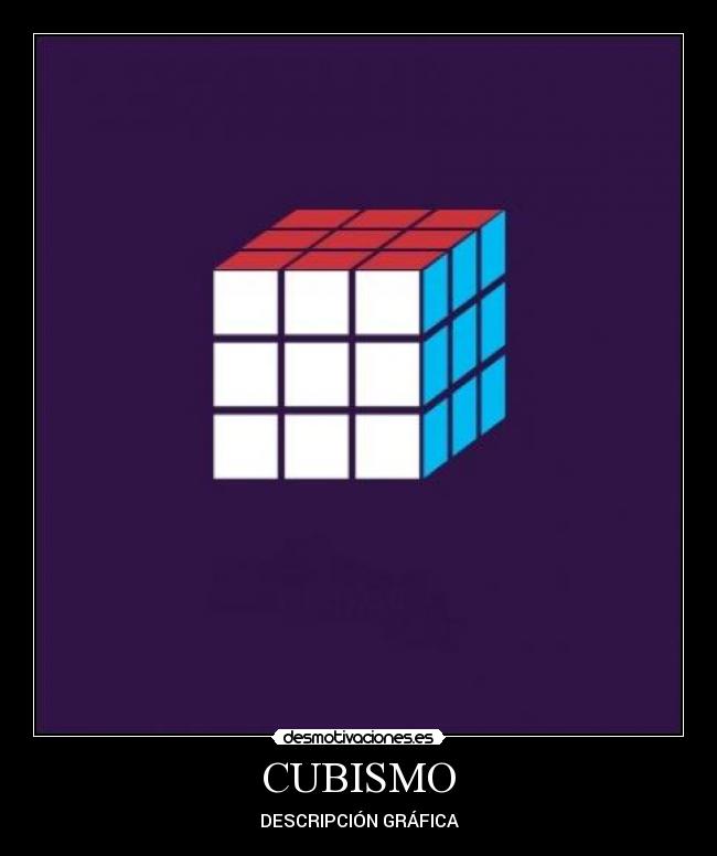 carteles cubismo desmotivaciones