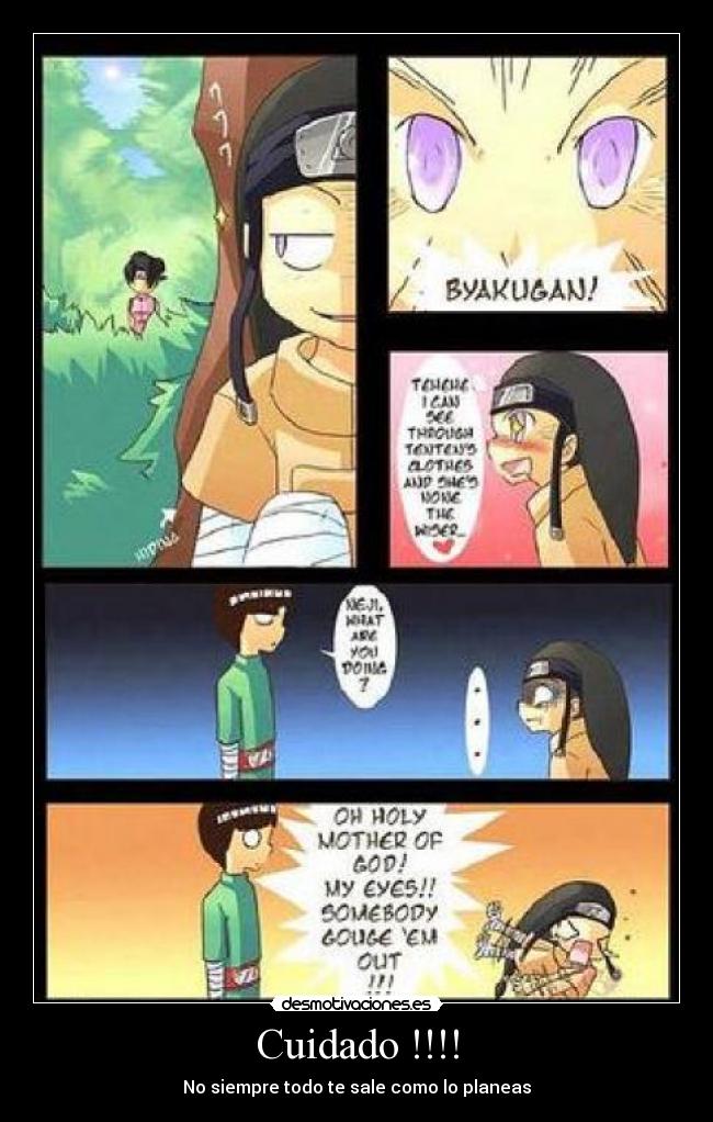 Cuidado !!!! - No siempre todo te sale como lo planeas