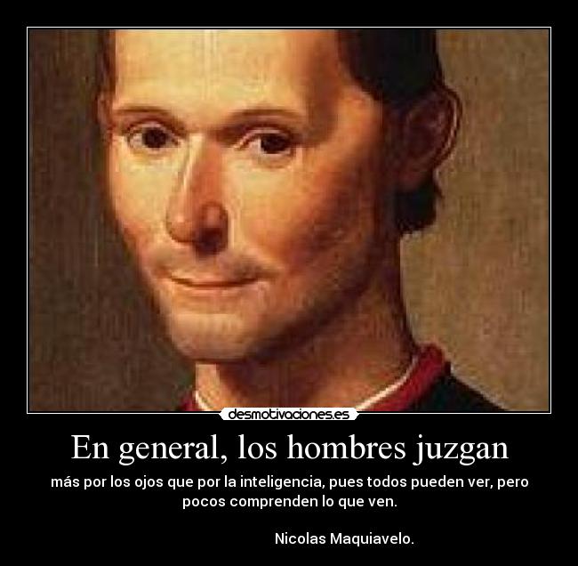 En general, los hombres juzgan -