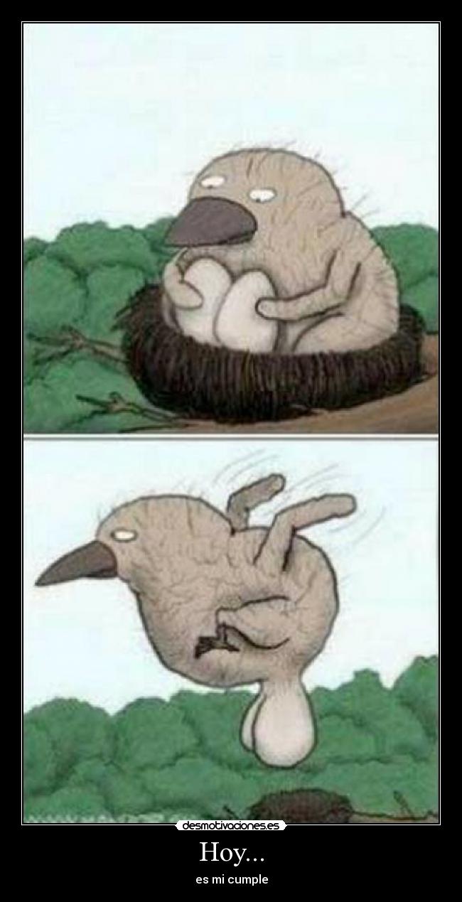 Hoy... - es mi cumple