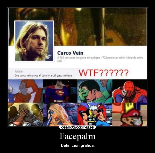 Facepalm - Definición gráfica.