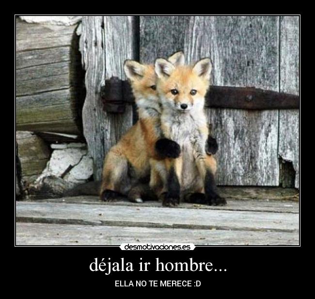 déjala ir hombre... - ELLA NO TE MERECE :D