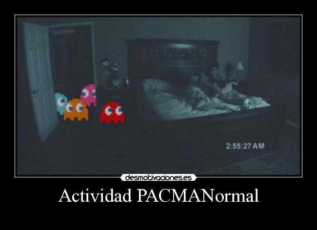 carteles cartel comico que parodia pelicula actividad paranomal espero guste desmotivaciones