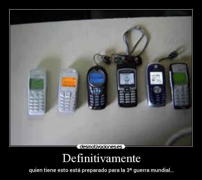 Definitivamente - quien tiene esto está preparado para la 3º guerra mundial...