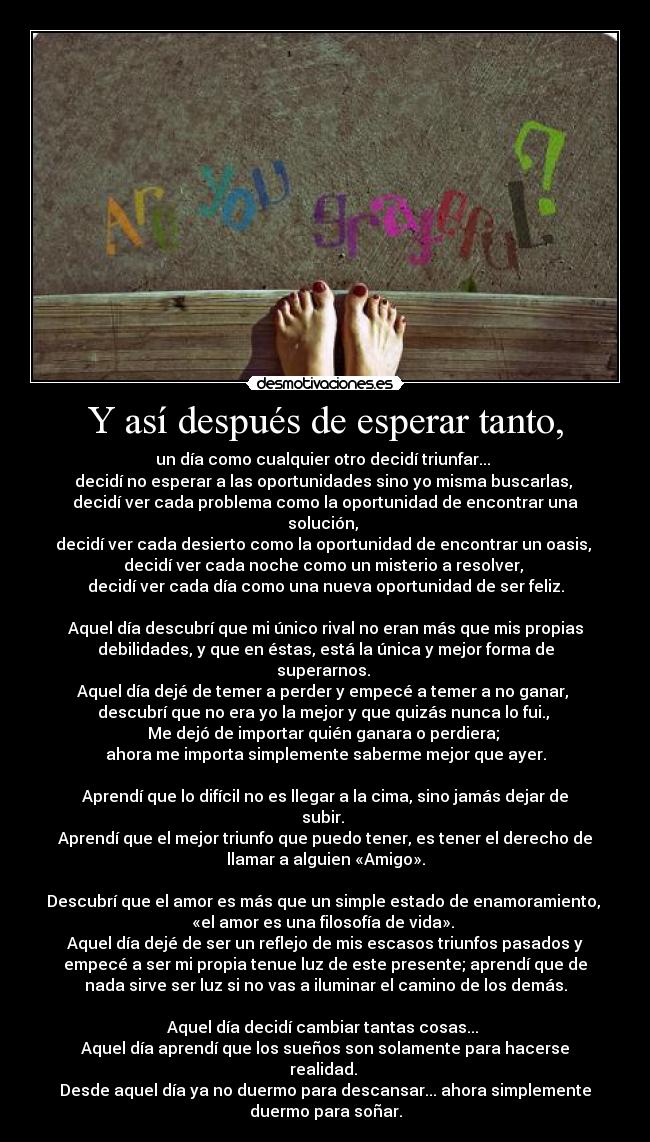 carteles preguntate eres feliz desmotivaciones