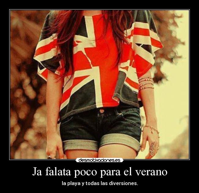 Ja falata poco para el verano - la playa y todas las diversiones.