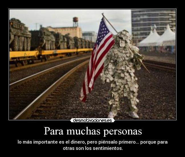 Para muchas personas -