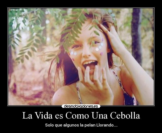 La Vida es Como Una Cebolla -