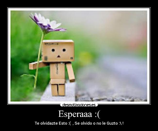 Esperaaa :( - 