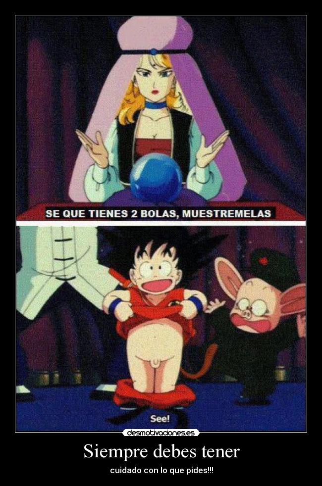 Siempre debes tener - 