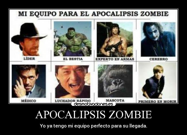 APOCALIPSIS ZOMBIE - Yo ya tengo mi equipo perfecto para su llegada.