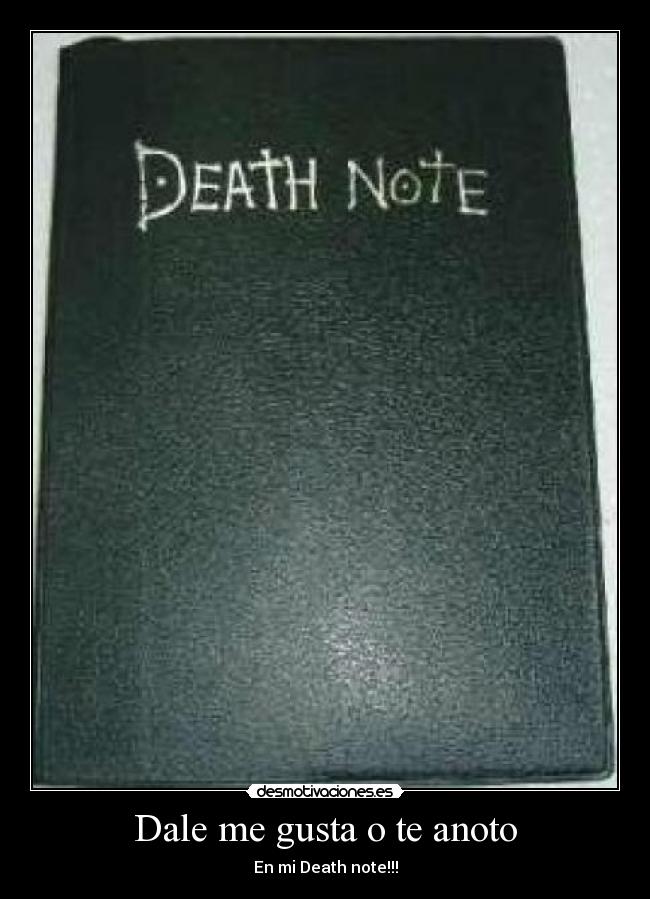 Dale me gusta o te anoto - 