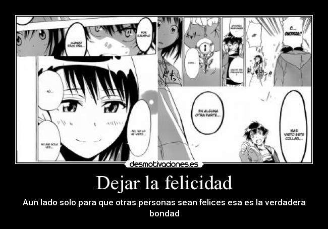 Dejar la felicidad - 