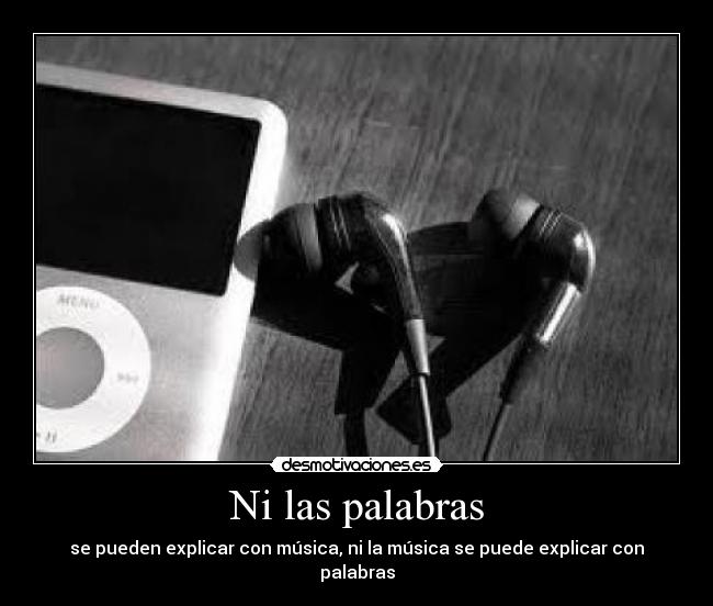Ni las palabras -
