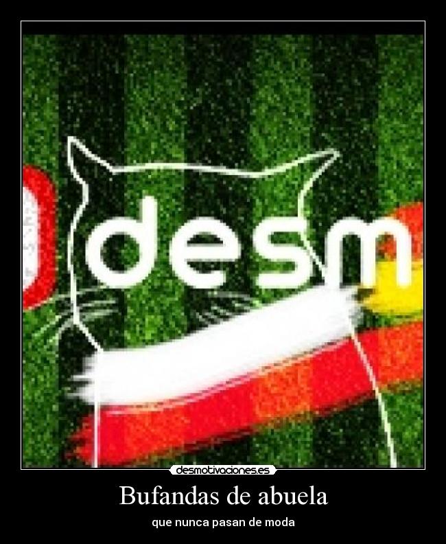 Bufandas de abuela - que nunca pasan de moda