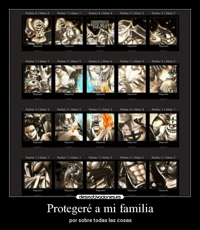 carteles familia megacartel shirohige desmotivaciones