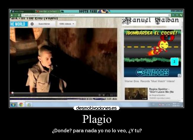 carteles linkin park plagio los vengadores desmotivaciones