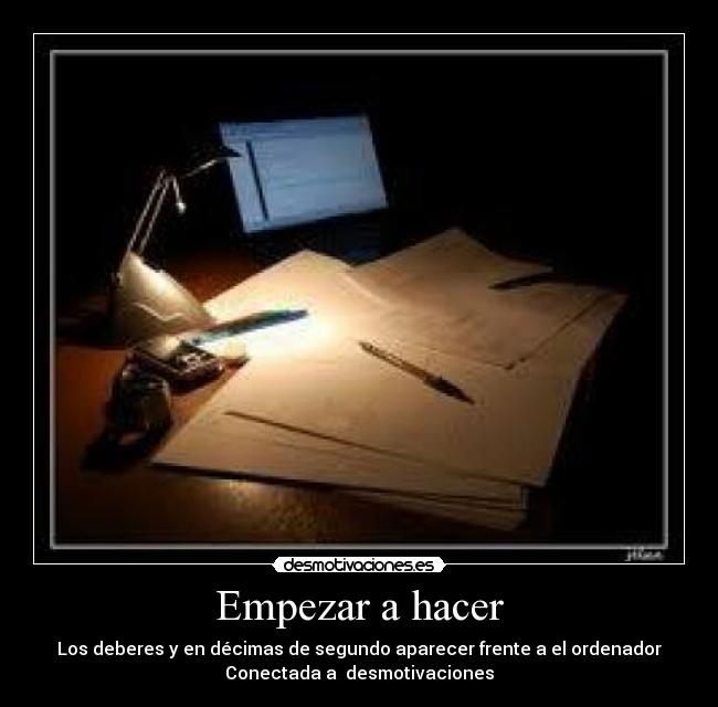 Empezar a hacer - 