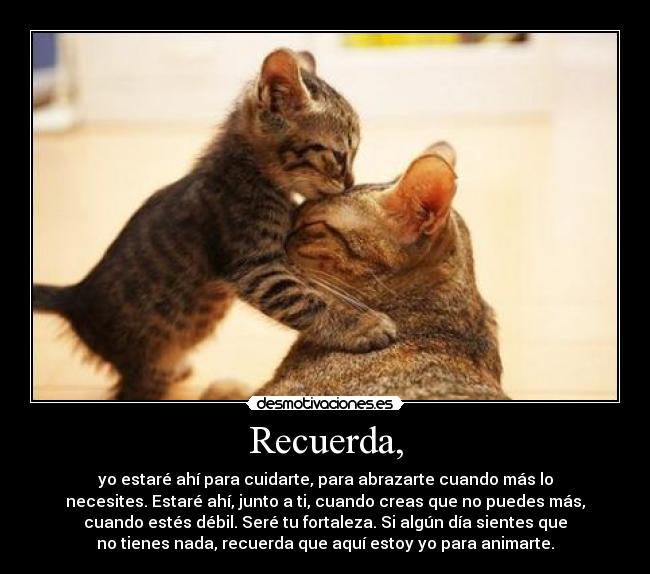 Recuerda, -