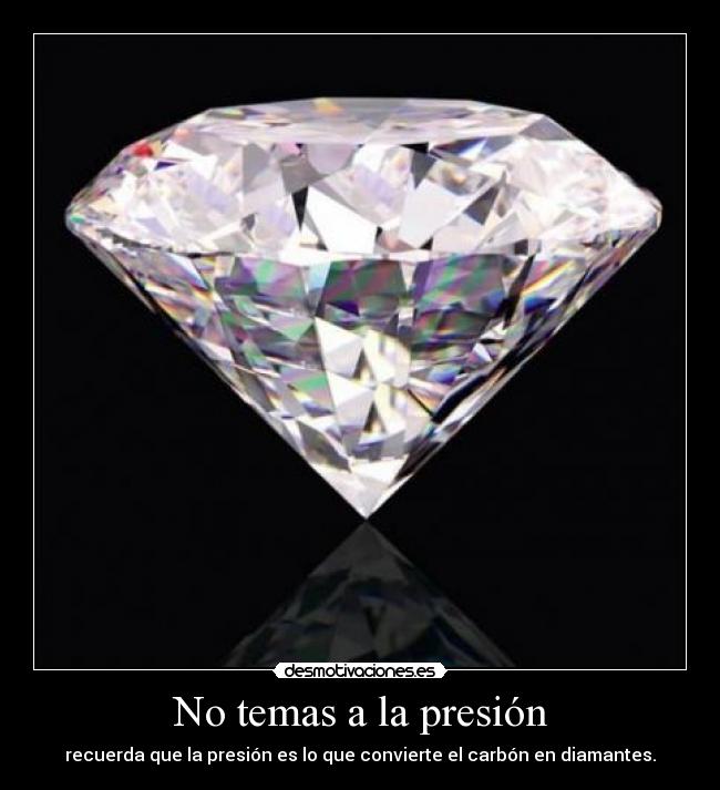 No temas a la presión -