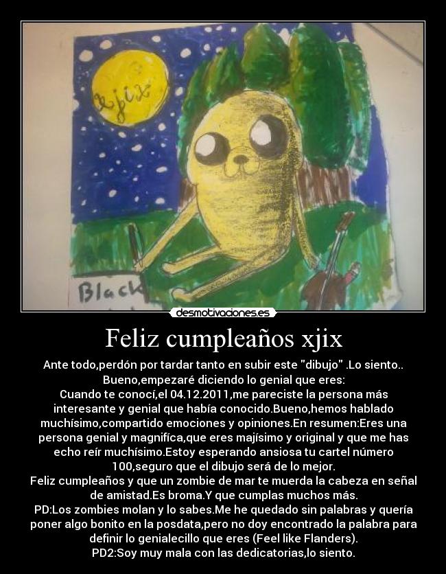 carteles xjix feliz cumpe dibujo patetico foto tambien miauhahahahahahahah nope desmotivaciones
