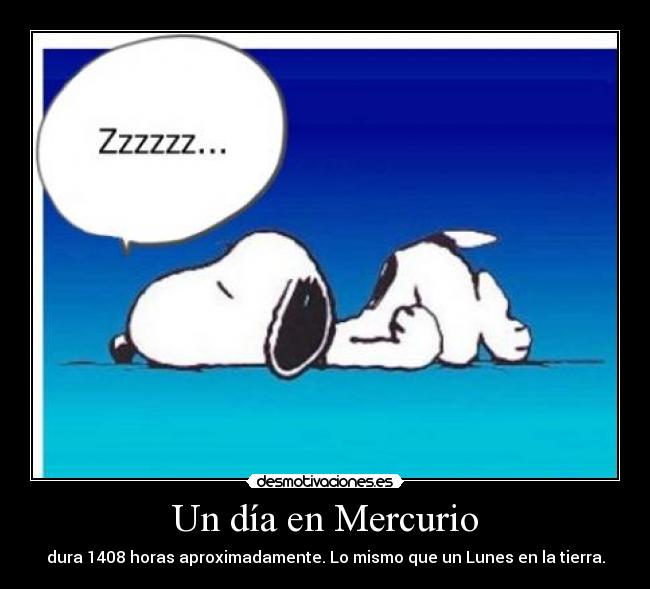 Un día en Mercurio -