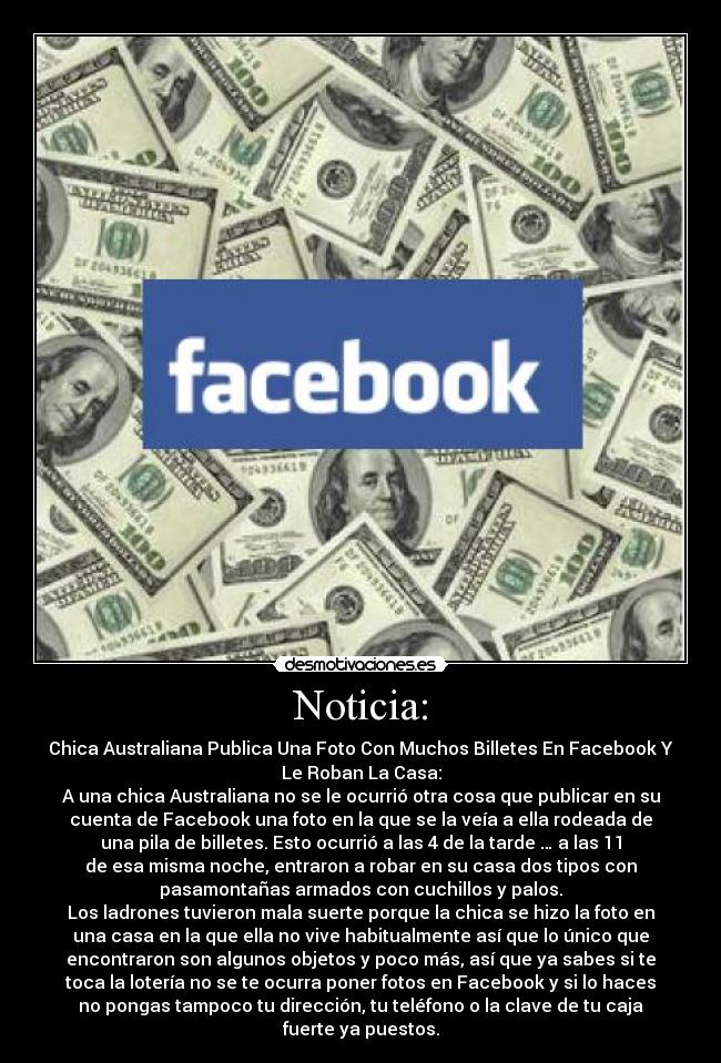 carteles noticia desmotivaciones