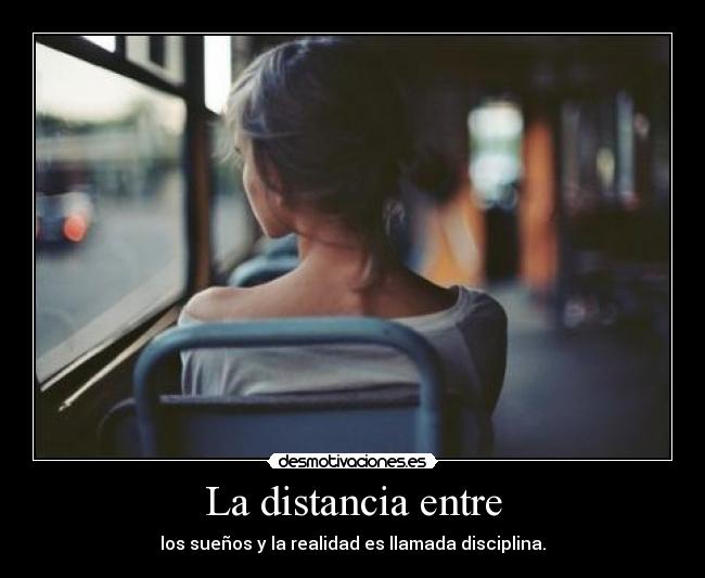 La distancia entre - 