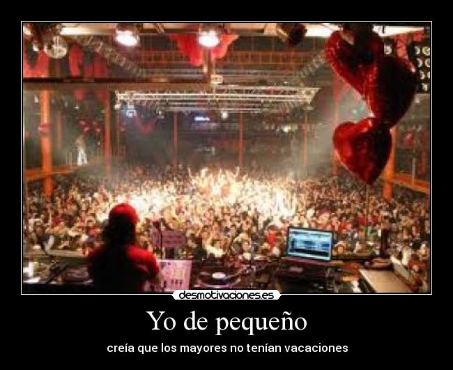 Yo de pequeño -