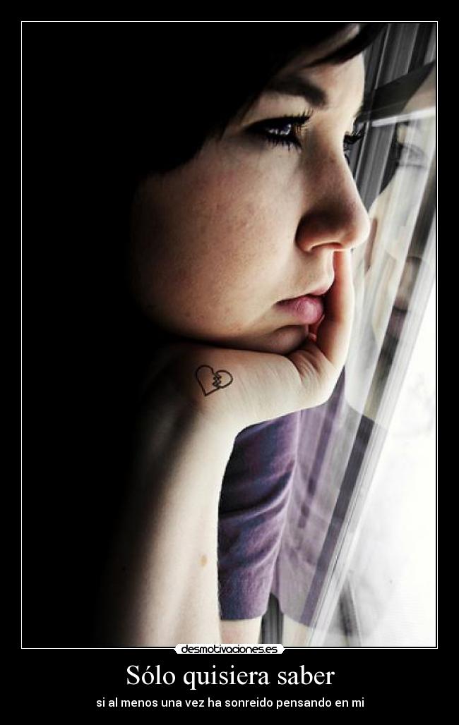 Sólo quisiera saber -