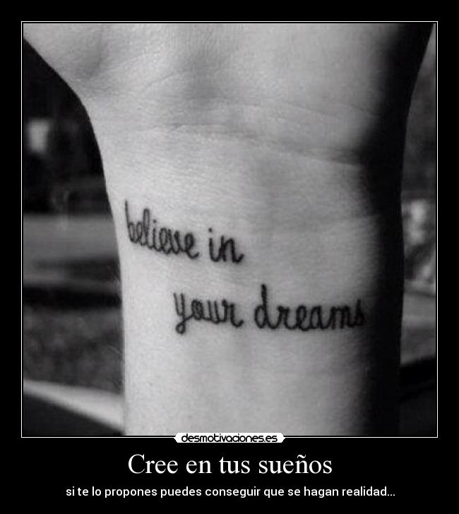 carteles dreams desmotivaciones