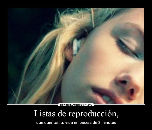 Listas de reproducción, - 