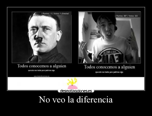 No veo la diferencia -