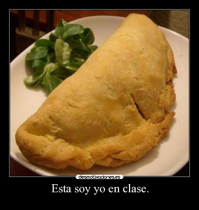 Esta soy yo en clase. - 