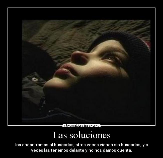 Las soluciones -