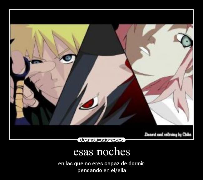 esas noches -