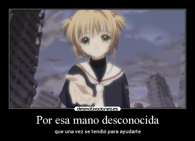 Por esa mano desconocida -