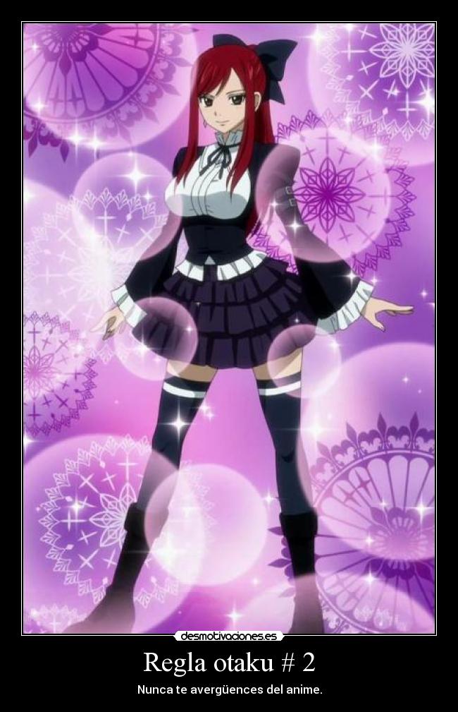 Regla otaku # 2 - Nunca te avergüences del anime.