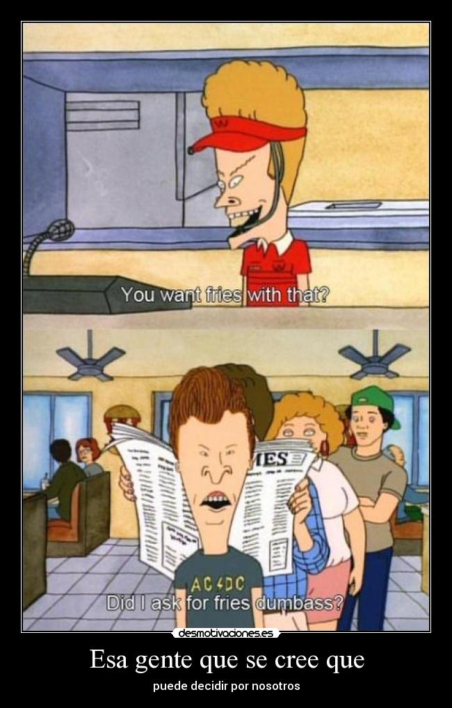 carteles beavis butthead vamosssh desmotivaciones