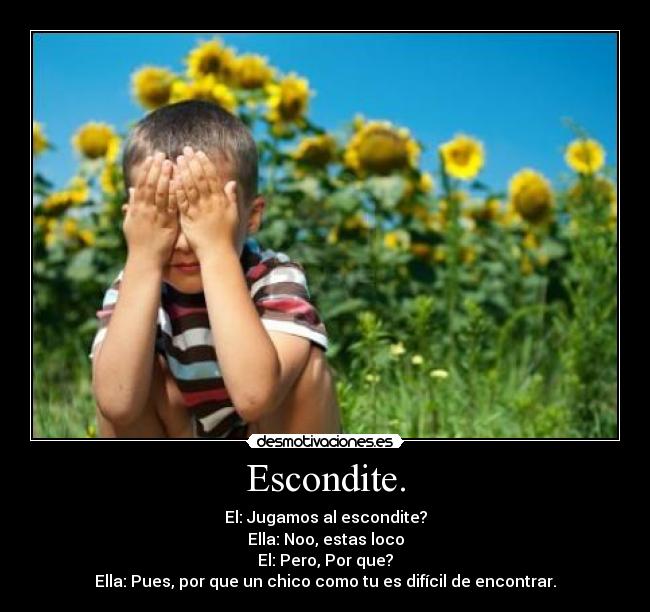 carteles escondite desmotivaciones