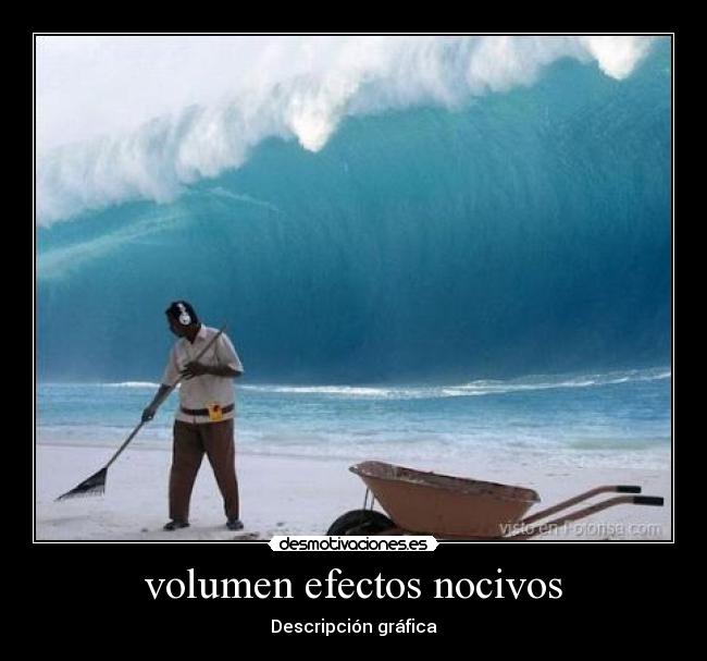 volumen efectos nocivos - Descripción gráfica