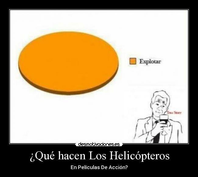 ¿Qué hacen Los Helicópteros - En Películas De Acción?