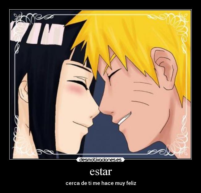 estar - cerca de ti me hace muy feliz